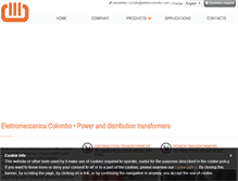 Tablet Screenshot of elettrocolombo.com